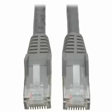 Cable De Red Tripp Lite N201-007-gy Cable Ethernet (utp) Moldeado Snagless Cat6 Gigabit (rj45 M/m), Poe, Gris, 2.13 M [7 Pies], 2.13 M, Cat6, U/utp (utp), Rj-45, Rj-45, Gris