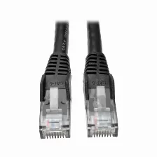 Cable De Red Tripp Lite N201-010-bk Cable Ethernet (utp) Moldeado Snagless Cat6 Gigabit (rj45 M/m), Poe, Negro, 3.05 M [10 Pies], 3.05 M, Cat6, U/utp (utp), Rj-45, Rj-45, Negro