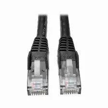 Cable De Red Tripp Lite N201-025-bk Cable Ethernet (utp) Moldeado Snagless Cat6 Gigabit (rj45 M/m), Poe, Negro, 7.62 M [25 Pies], 7.62 M, Cat6, U/utp (utp), Rj-45, Rj-45, Negro