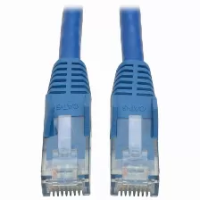 Cable De Red Tripp Lite N201-100-bl Cable Ethernet (utp) Moldeado Snagless Cat6 Gigabit (rj45 M/m), Poe, Azul, 30.5 M [100 Pies], 30.5 M, Cat6, U/utp (utp), Rj-45, Rj-45, Azul