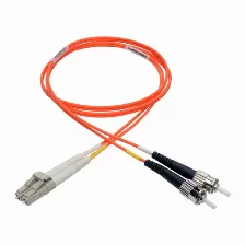 Cable Tripp Lite N318-01m Cable Patch De Fibra Dúplex Multimodo 62.5µm / 125µm (lc/st), 1 M [3 Pies], 1 M, Om1, Lc, St