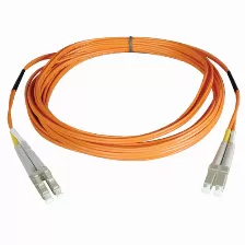 Cable Tripp Lite N320-001 Cable Patch De Fibra Dúplex Multimodo De 62.5µm / 125µm (lc/lc), 0.3 M [1 Pie], 0.3 M, Ofnr, 2x Lc, 2x Lc