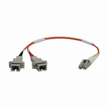 Cable Tripp Lite N458-001-62 Adaptador De Fibra Duplex Multimodo 62.5µm / 125µm (lc-sc M/h) 0.3 M [1 Pie], 0.3 M, Lc, Sc