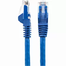 Cable De Red Startech.com Cable De 10m Cat6 Ethernet - Lszh - Cable De Red Rj45 Utp De 10gb - 650mhz - Poe De 100w - Snagless Con Alivio De Tensión - Sin Enganche - Etl - Azul, 15 M, Cat6, U/utp (utp), Rj-45, Rj-45, Azul