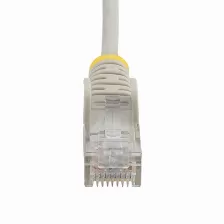 Cable De Red Startech.com Cable Cat6 De 30 Cm - Delgado - Con Conectores Rj45 Sin Enganches - Gris, 0.3 M, Cat6, U/utp (utp), Rj-45, Rj-45, Negro