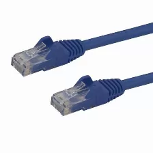 Cable De Red Startech.com Cable De Red Ethernet Snagless Sin Enganches Cat 6 Cat6 Gigabit 2m - Azul, 2 M, Cat6, U/utp (utp), Rj-45, Rj-45, Azul