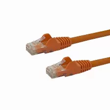 Cable De Red Startech.com Cable De 2m Naranja De Red Gigabit Cat6 Ethernet Rj45 Sin Enganche - Snagless, 2 M, Cat6, U/utp (utp), Rj-45, Rj-45, Naranja