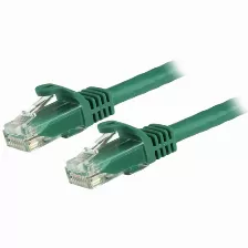 Cable De Red Startech.com Cable De 3m Verde De Red Gigabit Cat6 Ethernet Rj45 Sin Enganche - Snagless, 3 M, Cat6, U/utp (utp), Rj-45, Rj-45, Verde
