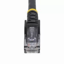 Cable De Red Startech.com Cable De Red Rj45 Cat6 Negro De 4.6m - Paquete De 10 Unidades, 4.6 M, Cat6, U/utp (utp), Rj-45, Rj-45, Negro