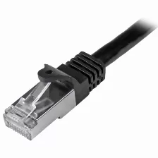Cable De Red Startech.com Cable De 2m De Red Cat6 Ethernet Gigabit Blindado Sftp - Negro, 2 M, Cat6, Sf/utp (s-ftp), Rj-45, Rj-45, Negro