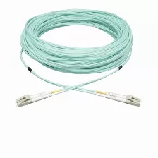 Cable Tripp Lite N820-08m Cable Patch De Fibra Dúplex Multimodo 50µm / 125µm Om3 Lszh De 10gb, (lc/lc), Aguamarina, 8 M [26 Pies], 7.92 M, Lc, Lc