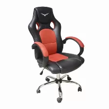 Silla Gamer Naceb Technology Warpanther Asiento Acolchado, Reposa-brazos Si, Material Poliuretano, Peso Máximo 120 Kg, Color Negro, Rojo