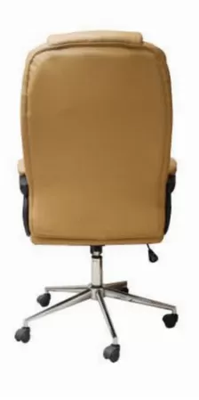 Silla Gamer Naceb Technology Na-0930c Asiento Acolchado, Reposa-brazos Si, Material Vinilo, Base Metal, Color Crema De Color