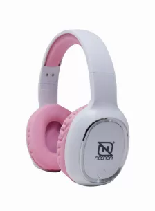 Audífonos Necnon Nbab042200 Diadema Para Llamadas/música, Micrófono Integrado, Conectividad Inalámbrico, Color Rosa