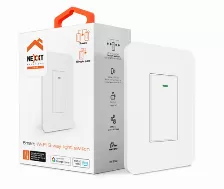 Interruptor De Luz Nexxt Solutions Nhe-s300, Inalámbrico, Blanco, Plástico, Wi-fi, Wi-fi 4 (802.11n), Pared