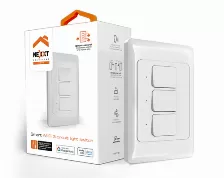 Interruptor De Luz Nexxt Solutions Nhe-t100, Inalámbrico, Blanco, Plástico, Wi-fi, Wi-fi 4 (802.11n), A Prueba De Fuego