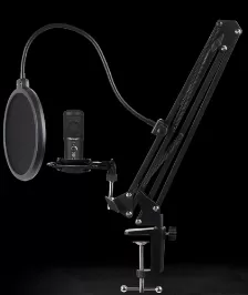 Micrófono Ocelot Gaming Ogmic-03 192 Khz, 24 Bit, Alámbrico, Interfaz Usb, Filtro Antipop Incluido Si, Color Negro