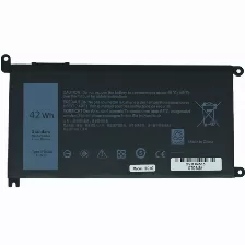 Baterã­a 3 Celdas Ovaltech Otd5481, Bateria Laptop, Negro, 3, Dell Inspiron 13 5378 5368, Wdx0r