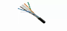 Cable De Red Saxxon Outpcat6gcopext, 305 M, Cat6, U/utp (utp), Negro