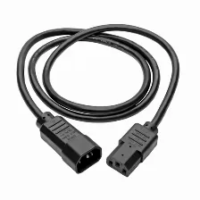 Cables De Alimentación Tripp Lite P004-004 Cable De Alimentación Para Pdu, C13 A C14 - 10a, 250v, 18 Awg, 1.22 M [4 Pies], Negro, 1.22 M, Acoplador C14, Acoplador C13, 100 - 250 V, 10 A