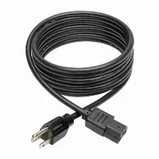 Cables De Alimentación Tripp Lite P006-010 Cable De Alimentación De Ca Para Computadora De Escritorio, Nema 5-15p A C13 - 10a, 125v, 18 Awg, 3.05 M [10 Pies], Negro, 3 M, Nema 5-15p, Acoplador C13,...