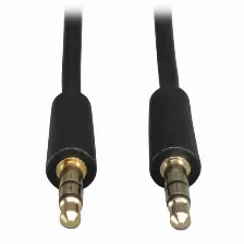 Cable De Audio Tripp Lite P312-001 Cable De Audio Mini Estéreo De 3.5 Mm Para Micrófonos, Bocinas Y Audífonos (m/m), 0.3 M [1 Pie], 3,5mm, Macho, 3,5mm, Macho, 0.3 M, Negro
