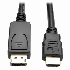 Adaptador HDMI Macho-Displayport/ USB a Hembra 15CM Negro Tripp