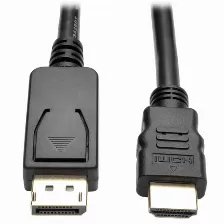 Adaptador De Vídeo Tripp Lite P582-006-v2 Cable Adaptador Displayport 1.2 A Hdmi, Dp Con Broches A Hdmi (m/m), Uhd 4k, 1.83 M [6 Pies], 1.83 M, Displayport, Hdmi, Macho, Macho, Oro