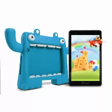 Tablet Vorago Tablet Pad-8-kids 8 Pulgadas Android 13 Quadcore 4gb 64gb Ips 2mp 5mp Wifi Bt Gms Funda Azul -, 2 Ghz, Rockchip, 4 Gb, 64 Gb, 128 Gb, 20.3 Cm (8