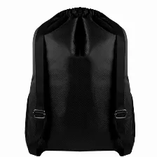 Mochila Perfect Choice Pc-084730 Poliéster, Color Negro, Naranja