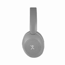 Audífonos Perfect Choice Pc-117117 Diadema Para Música, Conectividad Inalámbrico Y Alámbrico, Color Gris