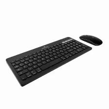 Kit Teclado+rata“n Perfect Choice 2.4ghz+bt Recargable Zebrary- Negro