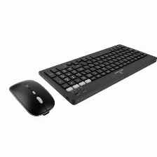 Kit Teclado+rata“n Perfect Choice 2.4ghz+bt Recargable Zebrary- Negro