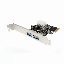 Tarjeta Pci Express Xcase, Usb 3.0, Con 2 Puertos, 5 Gbps