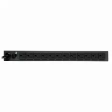 Sistema De Alimentacion Tripp Lite Horizontal, 13 Salidas Ac, Conector Nema 5–15p, 50 - 60 Hz, Máxima Corriente 15 A, Voltaje 100-127 V, Cable De 4.57 M, Capacidad Del Rack 1u, Color Negro