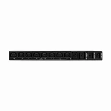 Sistema De Alimentacion Tripp Lite Horizontal, 10 Salidas Ac, Conector Acoplador C20, 50 - 60 Hz, Máxima Corriente 20 A, Voltaje 200-240 V, Cable De 3.6 M, Capacidad Del Rack 1u, Color Negro