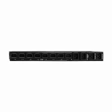 Sistema De Alimentacion Tripp Lite Horizontal, 10 Salidas Ac, Conector Acoplador C20, 50 - 60 Hz, Máxima Corriente 20 A, Voltaje 200-240 V, Cable De 3.6 M, Capacidad Del Rack 1u, Color Negro