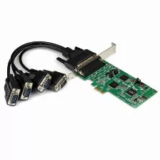 Tarjeta Adaptadora Pci Express Startech.com A 4 Puertos Seriales Rs232, Rs485 Rs 422 Db9