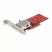 Bracket Startech.com Interfaz Host Pcie, M.2, Rojo