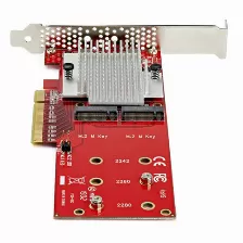 Bracket Startech.com Interfaz Host Pcie, M.2, Rojo