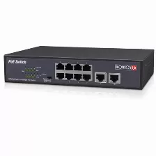 Switch Provision-isr Poes-08120c+2i-v2 No Administrado, Cantidad De Puertos 10, Fast Ethernet (10/100), Negro