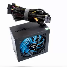 Fuente De Poder Game Factor, 80plus Bronce, 400w, Psg-400, Cables Fijos, Negra