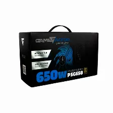 Fuente De Poder Game Factor Psg650 650w 80plus Bronce, Negra