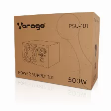 Fuente De Poder Vorago, 500w, Atx, Cables Fijos, Gris