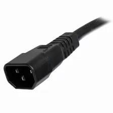 Cable De Poder Startech.com C14 Acoplador A C15 Acoplador, 1,8 M