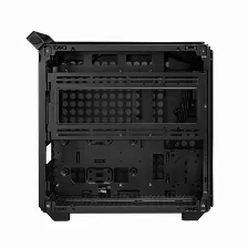 Gabinete Cooler Master Qube 500 Midi Towe, Sin Fuente, Incluye 1 Ventilador 120mm, Negro