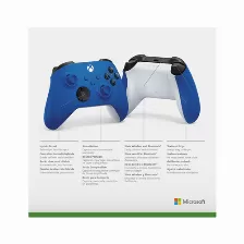 Control Microsoft Xbox Wireless Controller Interfaz Bluetooth/usb, Conectividad Inalámbrico Y Alámbrico, Color Azul