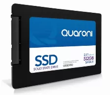 Ssd Externo Quaroni Qssd512 512 Gb, Lectura 540 Mb/s, Escritura 460 Mb/s, Negro