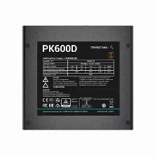 Fuente De Poder Deepcool Pk600d 600 W, 2 Conectores Sata, 3 Conectores Molex, 20+4 Pin Atx