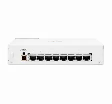 Switch Aruba No Administrado, L2, Cantidad De Puertos 8, Gigabit Ethernet (10/100/1000), 16 Gbit/s, Blanco